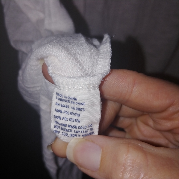 American eagle outfitters embroidered babydoll top - Picture 7 of 7